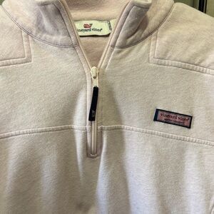 Vineyard Vines women’s Pink quarter zip Martha’s Vineyard size large